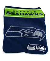 Seattle Seahawks 60'' x 80'' Xl Raschel Plush Throw Blanket