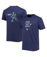 Men's Round21 Crystal Dunn Navy Uswnt One Team One Goal T-shirt