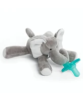 Wubbanub Baby 0 to 6m Pacifier - Grey Elephant