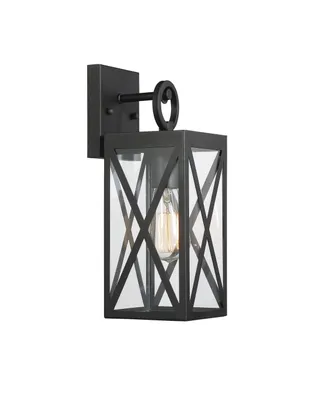 Trade Winds Lighting 1-Light Wall Sconce In Black