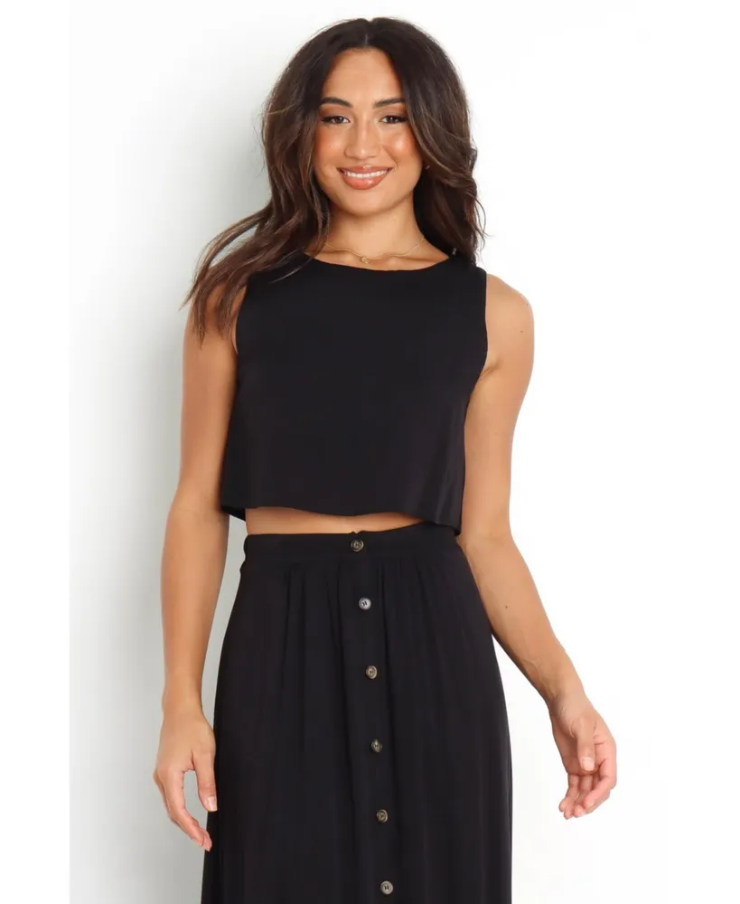 Black Crop Top - Macy's