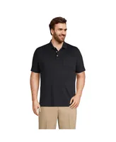 Lands' End Big & Tall Short Sleeve Cotton Supima Polo Shirt with Pocket