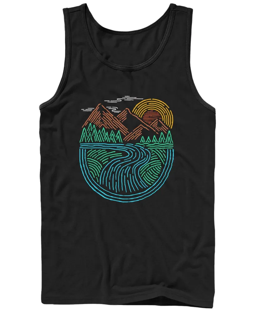 Fifth Sun Men's Generic Additude Nature Run Sleeveless Tank