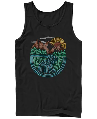 Fifth Sun Men's Generic Additude Nature Run Sleeveless Tank