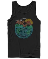 Fifth Sun Men's Generic Additude Nature Run Sleeveless Tank