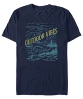 Fifth Sun Men's Generic Additude Vibes Short Sleeves T-shirt