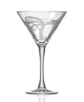 Rolf Glass Palm Tree Martini Glass 10oz