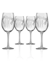 Rolf Glass Dragonfly White Wine Glass 12Oz
