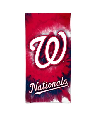 Wincraft Washington Nationals 60'' x 30'' Tie-Dye Spectra Beach Towel