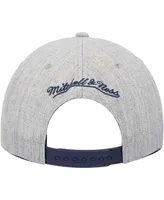 Men's Mitchell & Ness Heather Gray Memphis Grizzlies Hardwood Classics 2.0 Snapback Hat