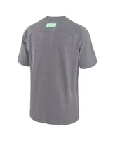 Men's Nike Heather Charcoal Liverpool Travel Raglan T-shirt