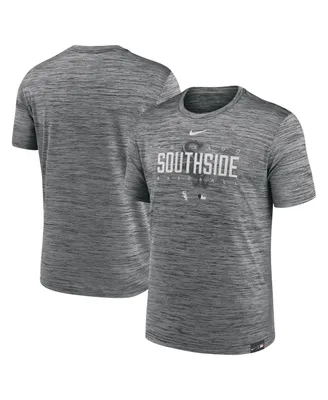 Men's Nike Anthracite Chicago White Sox City Connect Velocity Practice Performance T-shirt