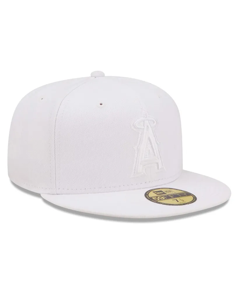 Men's New Era Los Angeles Angels White on 59FIFTY Fitted Hat