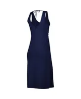 Women's G-iii 4Her by Carl Banks Navy Penn State Nittany Lions Training V-Neck Maxi Dress