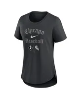 Women's Nike Black Chicago White Sox City Connect Tri-Blend T-shirt
