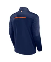 Men's Fanatics Navy Denver Broncos Defender Half-Zip Top