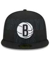 Men's New Era Black Brooklyn Nets 2023 Nba Draft 59FIFTY Fitted Hat