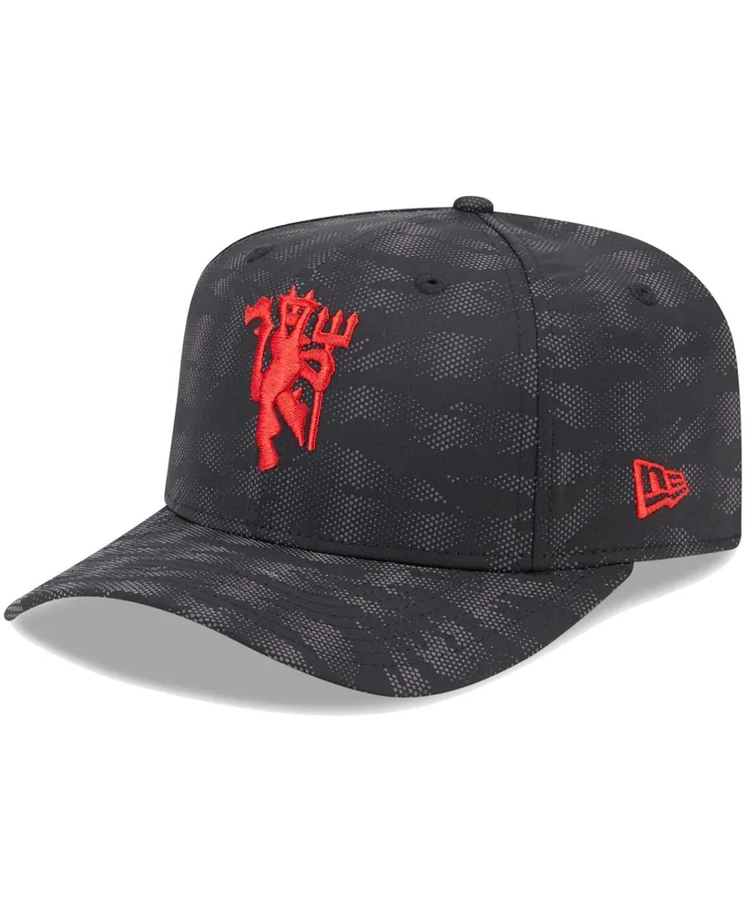 Men's New Era Black Manchester United Tonal Stretch Snap 9FIFTY