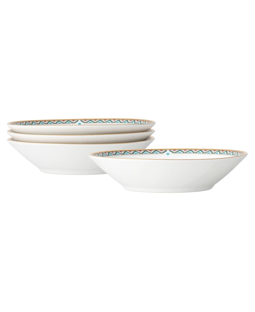 Noritake Serene Garden 4 Piece Fruit Bowls Set, 5", 6 oz, Service for 4