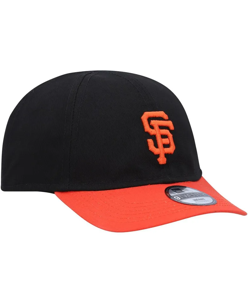 Infant Boys and Girls New Era Black San Francisco Giants Team Color My First 9TWENTY Flex Hat