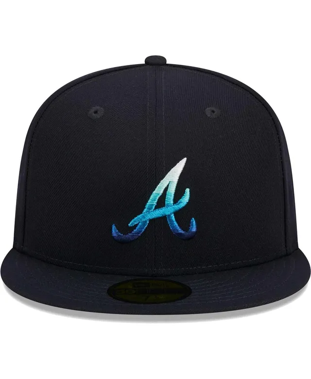 Atlanta Braves Fanatics Branded Iconic Gradient Structured Trucker Cap