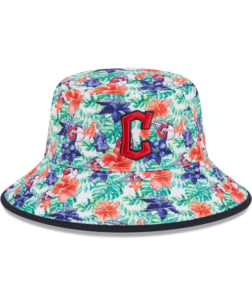 Men's New Era Cleveland Guardians Tropic Floral Bucket Hat