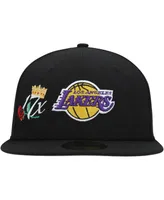 Men's New Era Black Los Angeles Lakers Crown Champs 59FIFTY Fitted Hat