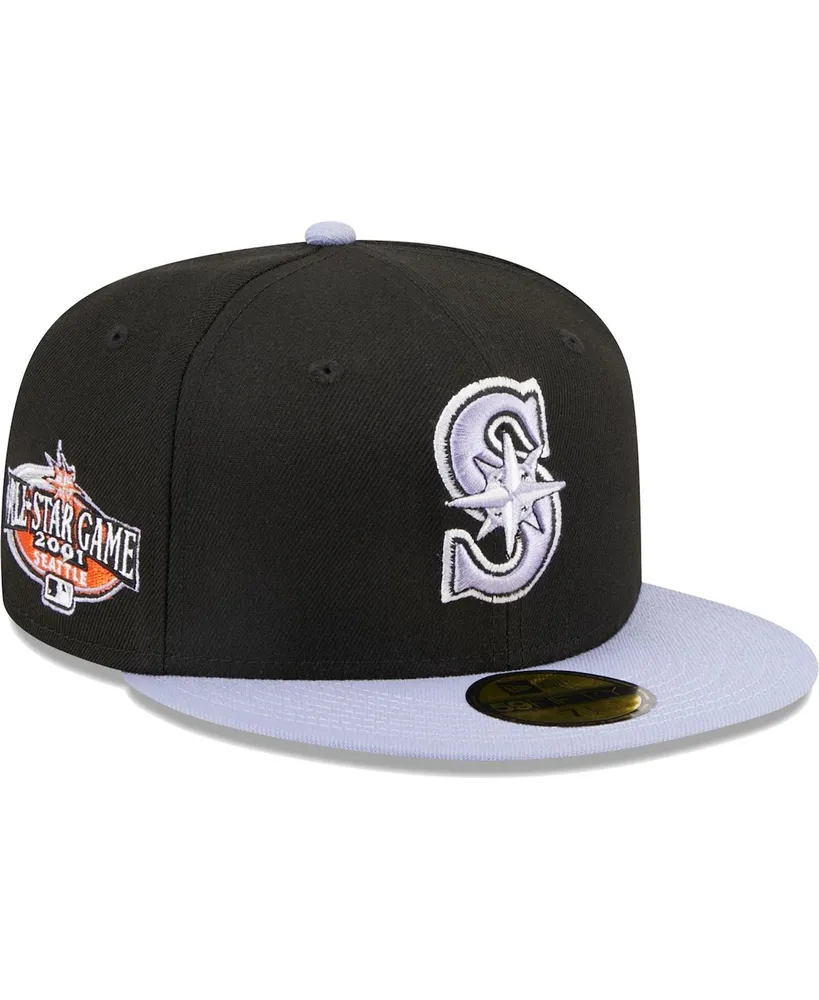 Men's Seattle Mariners New Era White Vice 59FIFTY Fitted Hat