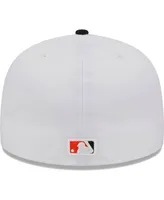 Men's New Era White, Black San Francisco Giants Optic 59FIFTY Fitted Hat