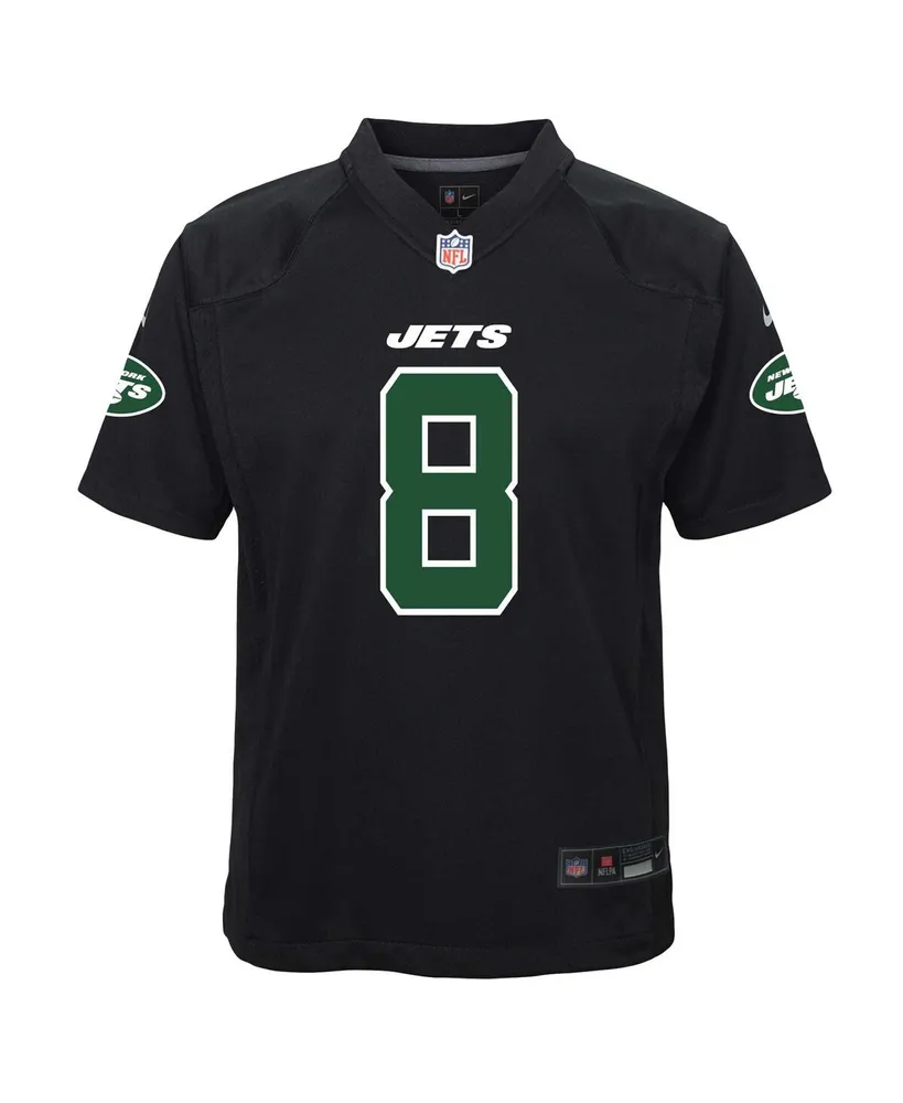 Big Boys Nike Aaron Rodgers Black New York Jets Fashion Game Jersey