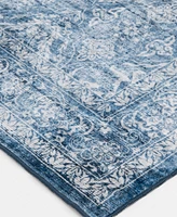 Km Home Revitalize Washable Victoria 2'3" x 7'7" Runner Area Rug