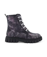 Dkny Big Girls Carrie Side Zipper Moto Shine Boots