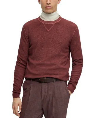 Boss by Hugo Men's Structured-Knit Sweater
