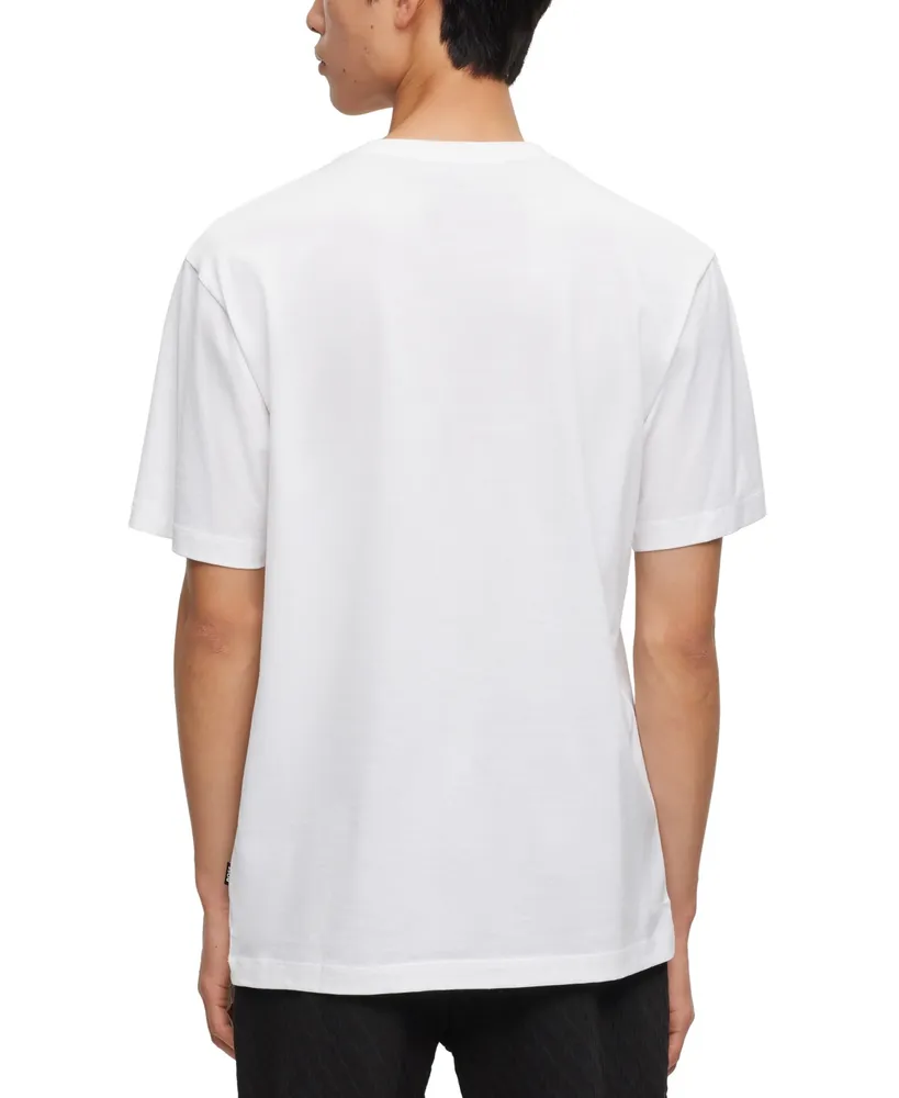 Boss by Hugo Boss Men's Signature Stripe and Logo T-shirt