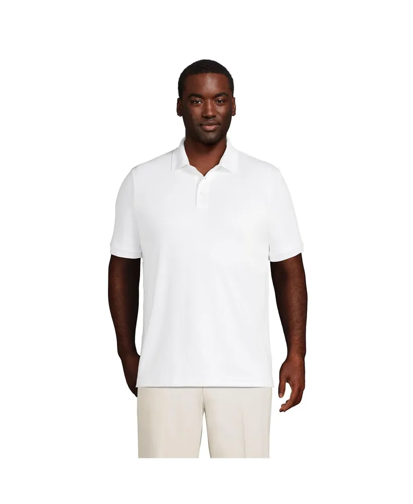 Lands' End Big & Tall Short Sleeve Supima Polo Shirt