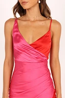 Petal and Pup Women's Lipa Colorblock Midi Slip Dress
