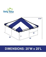 Party Tents Direct 20'x20' Weekender Standard Canopy Pole Tent - Easy Up With 80 Person Capacity