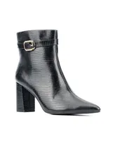 Women's Edena-Lizard Embossed Pointy Ankle Boot