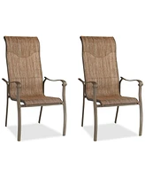 Set of Oasis Aluminum Outdoor Dining Chairs