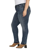 Silver Jeans Co. Plus Suki Mid Rise Curvy Fit Straight Leg