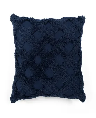 Lush Decor Tufted Diagonal Decorative Pillow, 20" x