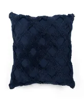 Lush Decor Tufted Diagonal Decorative Pillow, 20" x
