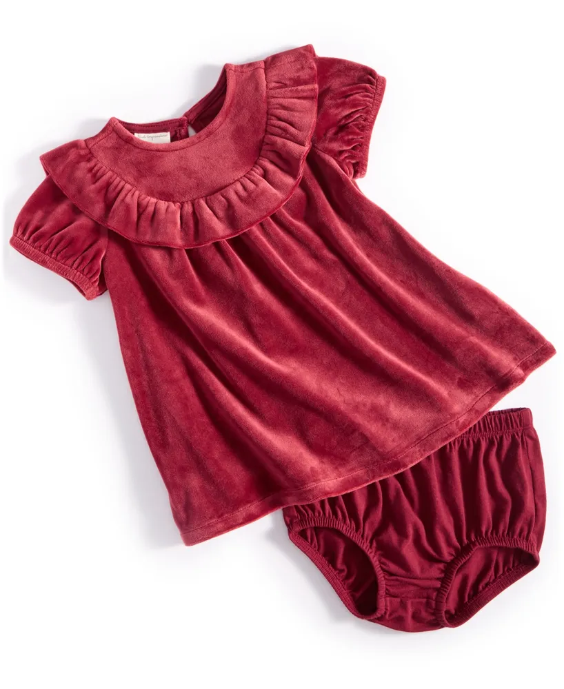 Baby Velvet Ruffle Bodysuit