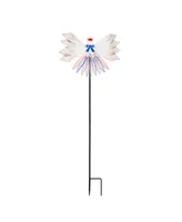 Evergreen 37"H Garden Stake, Americana Angel