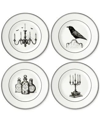 Lenox Vintage Halloween Dessert Plates, Set of 4