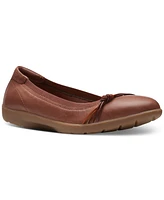 Clarks Women's Meadow Rae Knot-Trim Comfort Flats