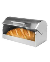 Oggi 8.5" Bread Box with Tempered Glass Lid