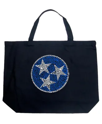 Tennessee - Large Word Art Tote Bag