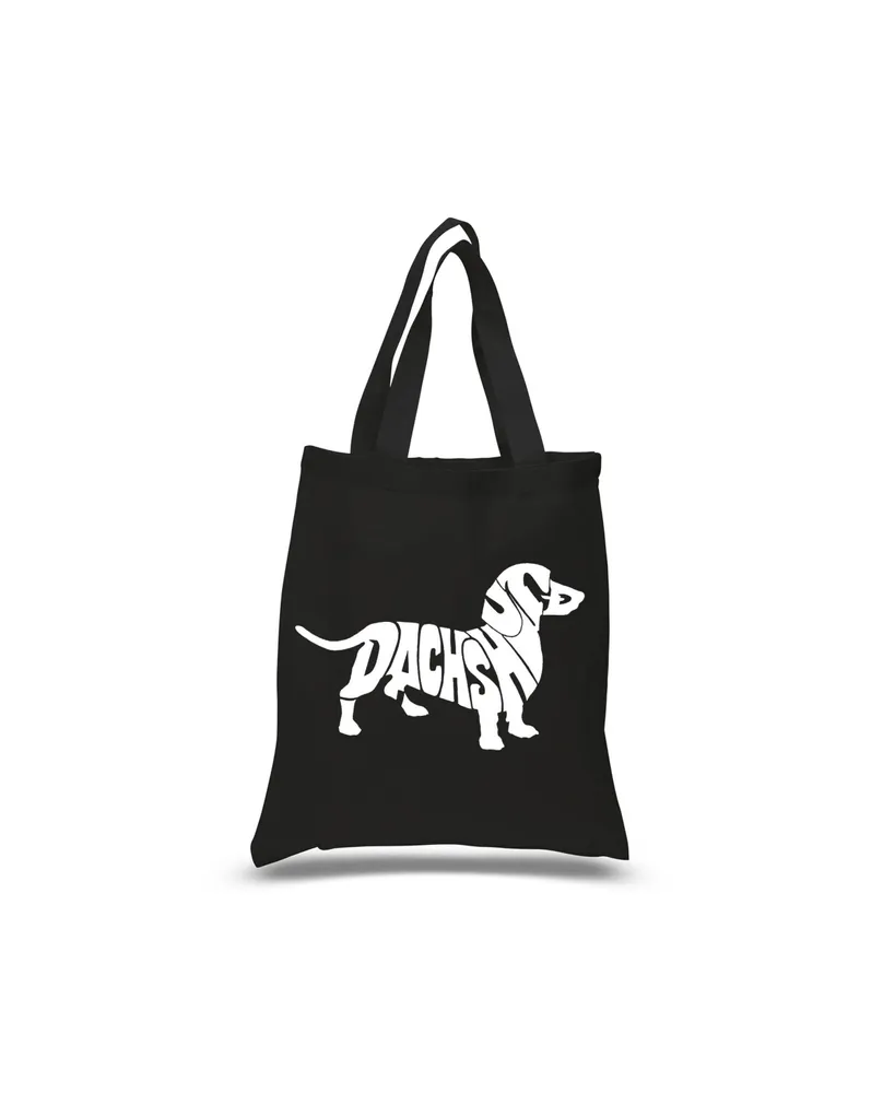Dachshund - Small Word Art Tote Bag