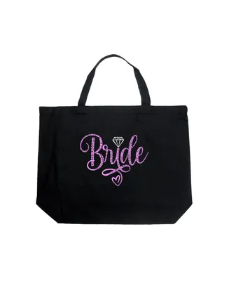 Bride - Large Word Art Tote Bag